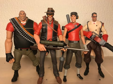 Team Fortress 2 NECA Figures FIXES – Customizing Live