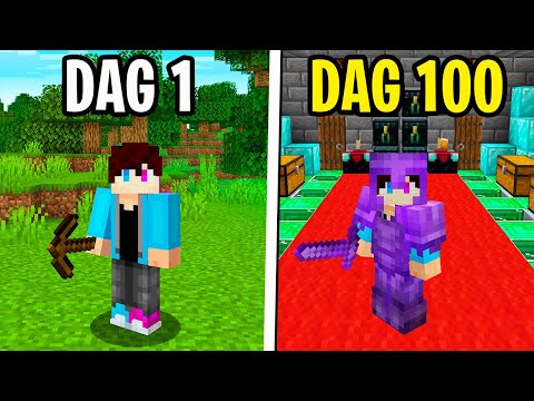 100 Dagen Overleven In Hardcore Survival (Minecraft)
