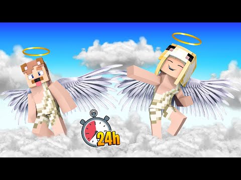24H ALS ENGEL LEBEN IN MINECRAFT!