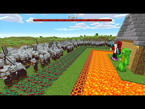 7 Security Build Hacks vs Pillagers – Minecraft