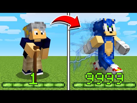 A Cada XP eu fico mais RÁPIDO no MINECRAFT