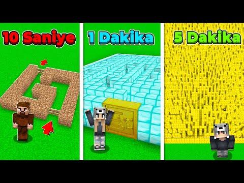 AİLECEK LABİRENT KAPIŞMASI YAPTIK 😱 – Minecraft