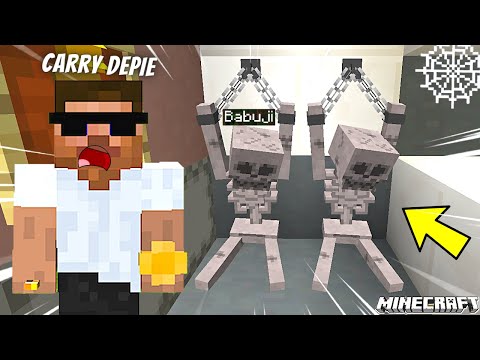 BABUJI and JETHIYA Become SKELETON in Minecraft … 💀💀| Carry Depie