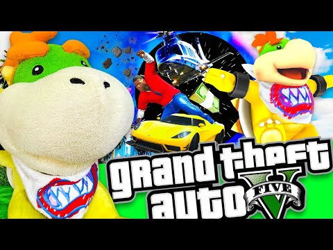 Bowser Jr Plays GRAND THEFT AUTO V MODS
