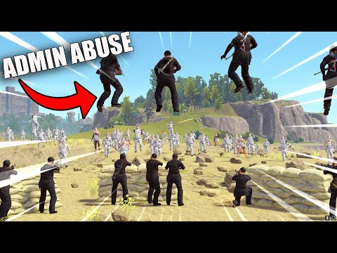 Can 200 Rust Players Defeat an ARMY of Admins?