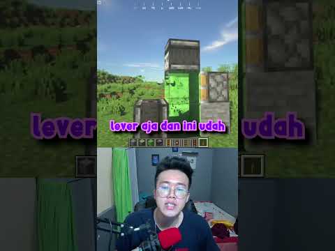 Cara Membuat Mesin Duplikat Otomatis Di Minecraft #shorts