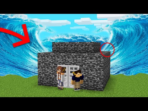 Casa Segura Vs TSUNAMI no Minecraft