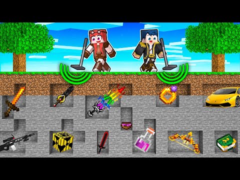 CERCO I TESORI CON IL METAL DETECTOR SU MINECRAFT!