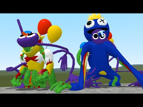 COMBINING ALL ROBLOX RAINBOW FRIENDS CHARACTER PARTS INTO ONE!! (In Garry's Mod!)