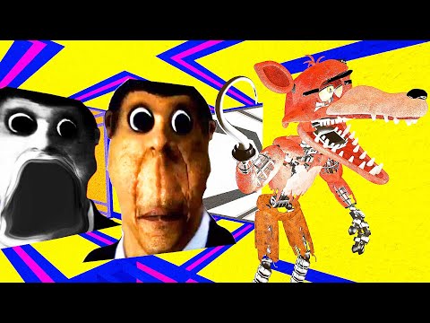 ОБУНГА в ЛАБИРИНТЕ ГОНЯЕТСЯ ЗА НАМИ OBUNGA Garry's Mod