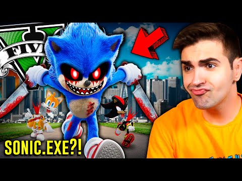 DESCUBRÍ a *SONIC.EXE* en GTA 5 !! 🦔🔥😈 – Grand Theft Auto V