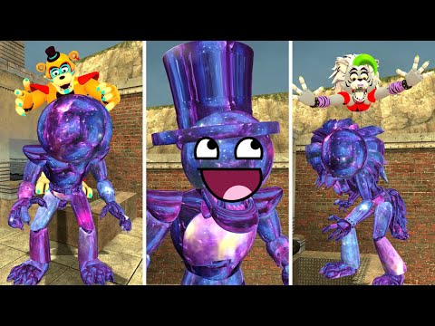 DESTROY ALL NASA GLAMROCK ANIMATRONICS In Garry's Mod! Five Nights at Freddy's