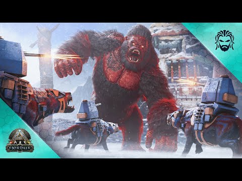 Destroying the Great Ape with my Andrewsarchus Army! – ARK Fjordur [E48]