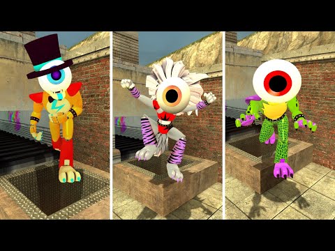 DYNAMITE ALL CYCLOPS GLAMROCK ANIMATRONICS In Garry's Mod! Five Nights at Freddy's