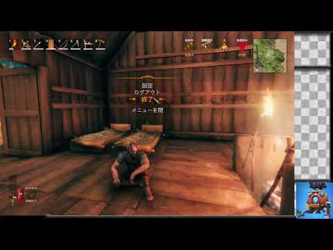 【Valheim】 黒森拠点制作中