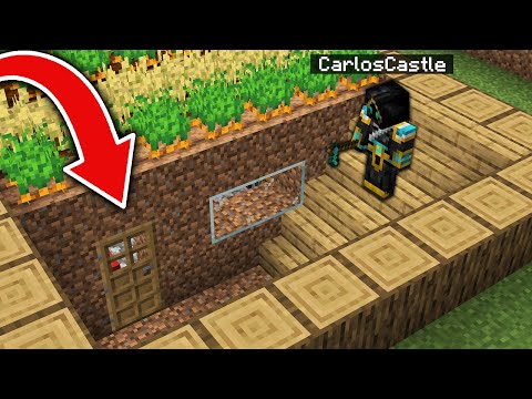 Encontramos un SOTANO SECRETO en los HUERTOS de los ALDEANOS en MINECRAFT!