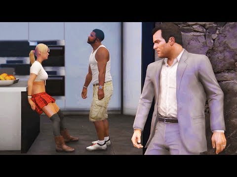 Encontré a Franklin y Tracey Haciendo Esto en GTA 5… Grand Theft Auto V – GTA V