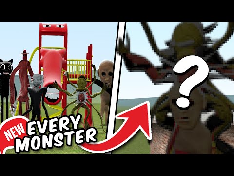 EVERY *NEW* MONSTER COMBINED (Garry's Mod Sandbox) Extra Slide, Ribbit, Hey Man, and More