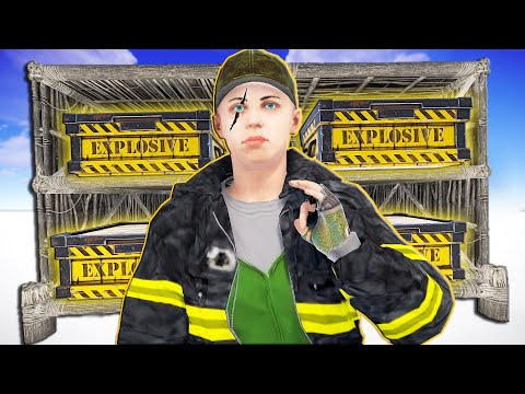 EVİMİZDEKİ TÜM SANDIKLAR DOLDU TAŞTI ! (ROKETLER ile RAİDLER ve ZENGİNLİK) ! Rust Türkçe Hardcore
