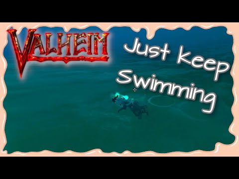 🍑 Swimming in the Ocean?! 😱/ Valheim gameplay early access ep.410🍩