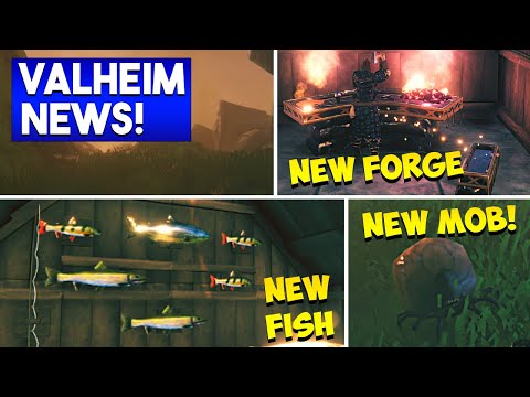 🟦 Valheim NEWS: FISH – FORGE – MISTLANDS MOB +MORE!
