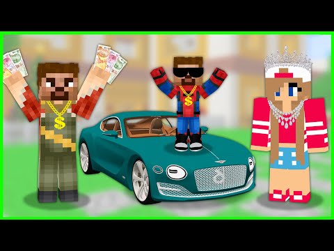 FAKİR AİLESİ VE ZENGİN AİLESİ YER DEĞİŞTİRDİ! 😂 – Minecraft ZENGİN FAKİR HAYATI