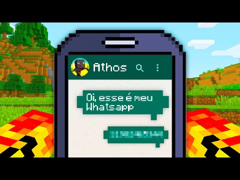 Fiz um Celular com Whatsapp no Minecraft
