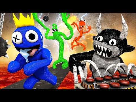 隆FORGOTTEN RAINBOW FRIEND LEGENDARIO vs RAINBOW FRIENDS 馃數馃煝馃煚 DEATHRUN EN GARRY'S MOD