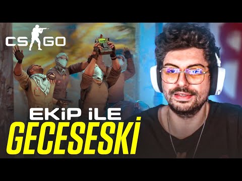 GHOSTLAR İLE MÜCADELE EDİYORUZ! | Ekip ile Counter-Strike: Global Offensive | Hype | Gece Seski #16