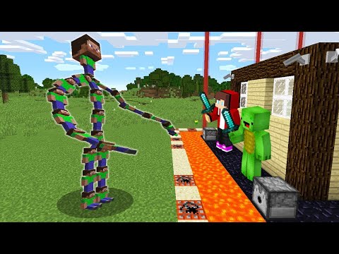 Giant Steve vs Security House – Minecraft