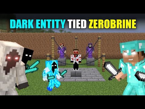 HEROBRINE VS ENTITY HOG 😱 ENTITY 606 AND ENTITY 303 BIG PLANNING FOR ZEROBRINE | DARK ENTITY NEW MOB
