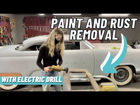 How to strip paint and rust with an electric drill: PAINT AND RUST REMOVAL