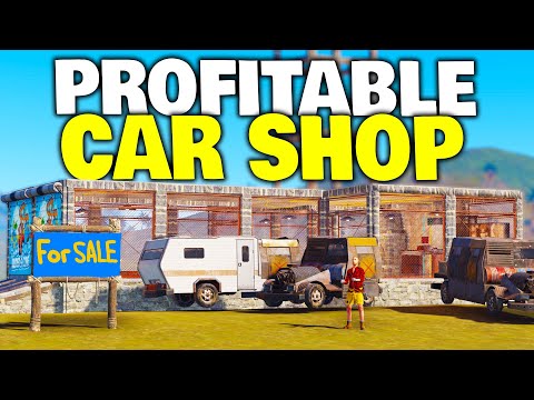 I Built a Car Shop Business on the Biggest Server as a Solo – Rust