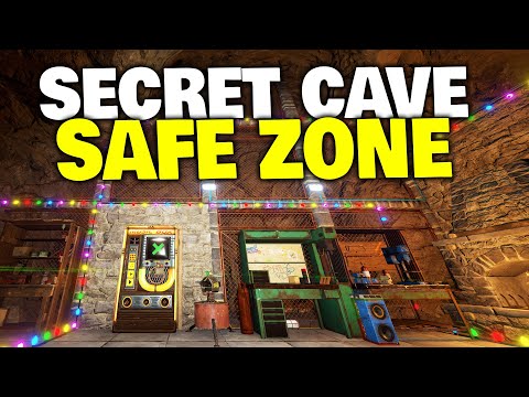 I Built a Secret Safe Zone inside a Cave – Rust