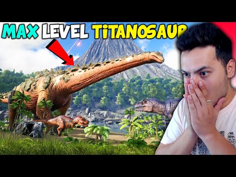 I Killed Giant Titanosaur With My T- Rex – Ark Survival Evolved – PART 63 (HINDI) 2022
