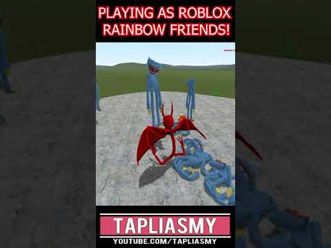 I PLAY AS ROBLOX RAINBOW FRIENDS In Garry's Mod! #shorts