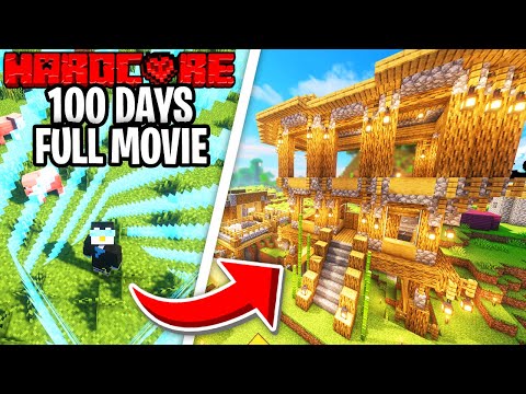 I Survived 100 Days in a 1×1 Border in Minecraft Hardcore!