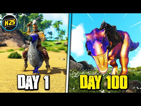 I Survived 100 Days in ARK Survival Evolved Modded, Ark OMEGA😬