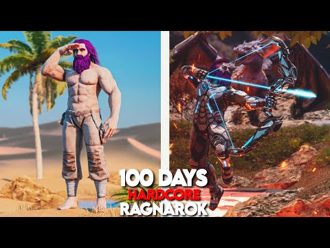I Survived 100 Days of Hardcore Ark on Ragnarok… Here's What Happened