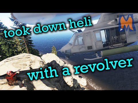 I took down the heli WITH A REVOLVER! | Rust Vanilla+ Duo/trio survival gameplay Ep 2