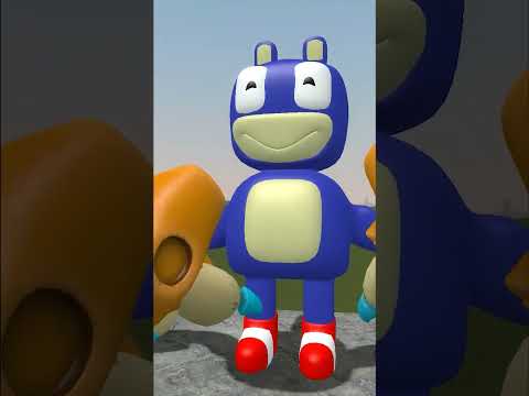 KICKING ALL 3D SANIC CLONES MEMES JUMPSCARES in Garry's Mod!! #shorts #memes
