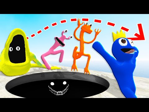 Longest Jump? – Rainbow Friends vs The Backrooms (Garry's Mod)