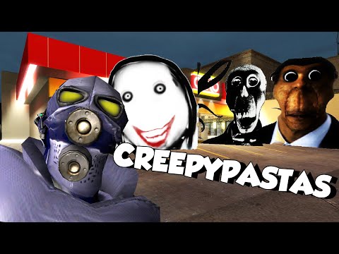 Los CREEPYPASTAS pero en Garry's Mod