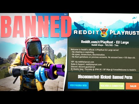 Me BANEAN de un SERVIDOR sin motivos – RUST – Gameplay español
