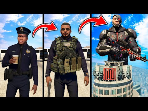 ME TRANSFORMO en el POLICÍA Mas FUERTE de GTA 5