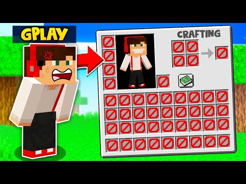 MINECRAFT ALE NIE MAM DOSTĘPU DO EKWIPUNKU – JEST 100% PEŁNY W BARRIER BLOKACH?! GPLAY & LUMI
