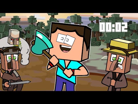 Minecraft ANIMATED SPEEDRUN (NEW RECORD)
