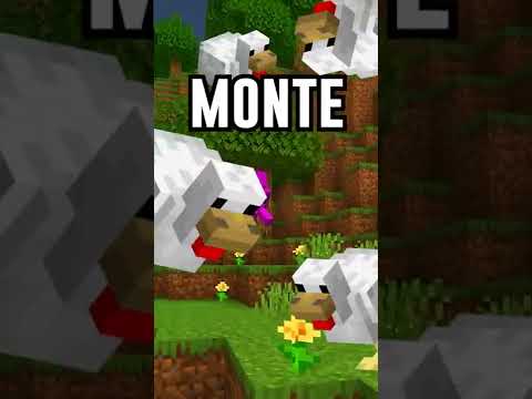 Minecraft, mas as galinhas botam itens op