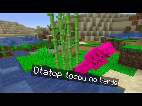 Minecraft, mas não pode tocar no verde