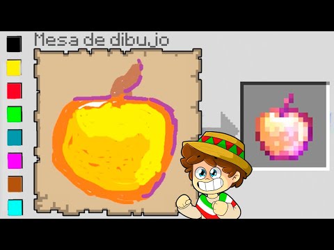 ¡Minecraft PERO CONSIGO lo que DIBUJO! 😲🎨📏 SILVIOGAMER MINECRAFT PERO